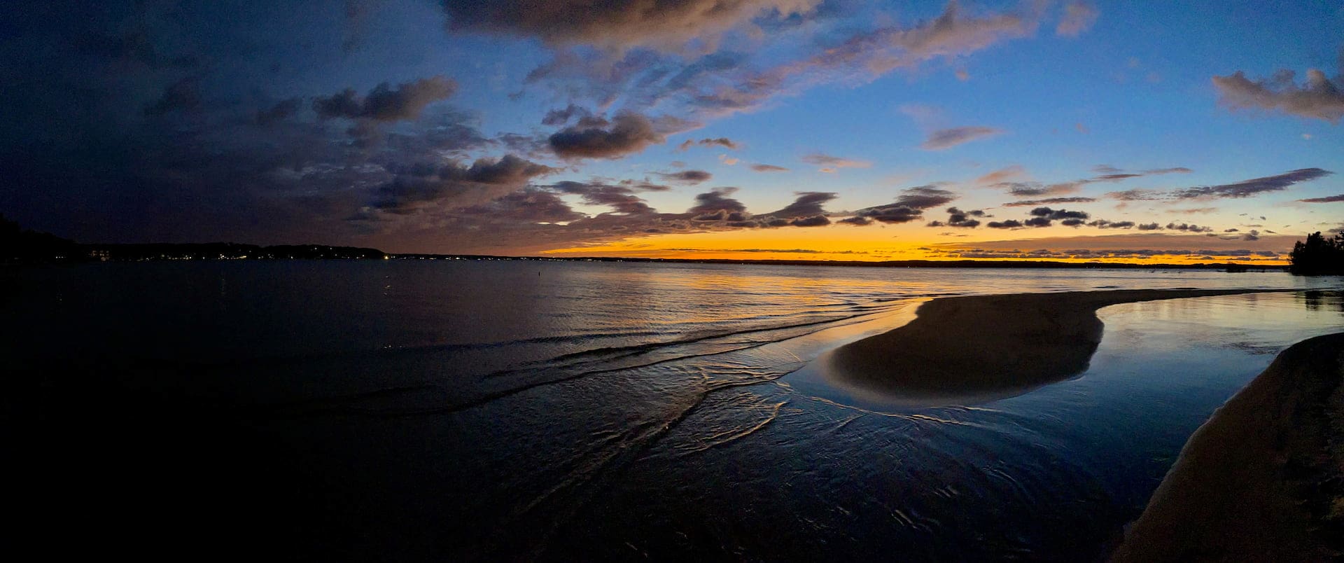 Sunset over Grand Traverse Bay